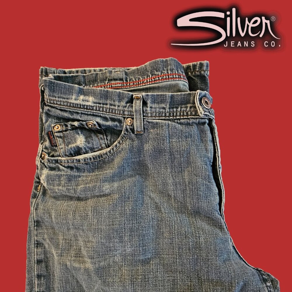 Silver Jeans Kee Straight Leg Relaxed Fit Jeans 38x34